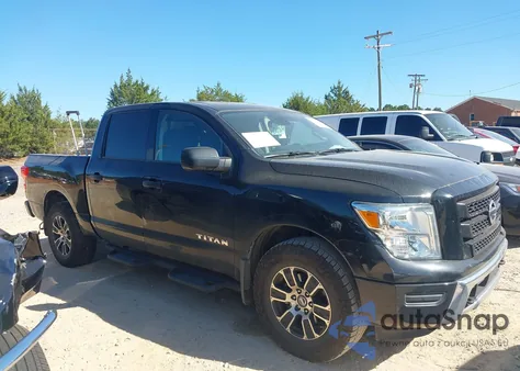 2022 Nissan Titan Sv 4X4 из США, поврежденный, VIN 1N6AA1EC0NN104201